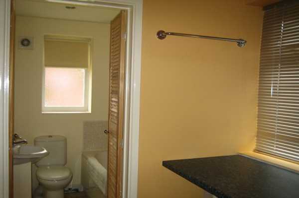 The utility room and bathroom